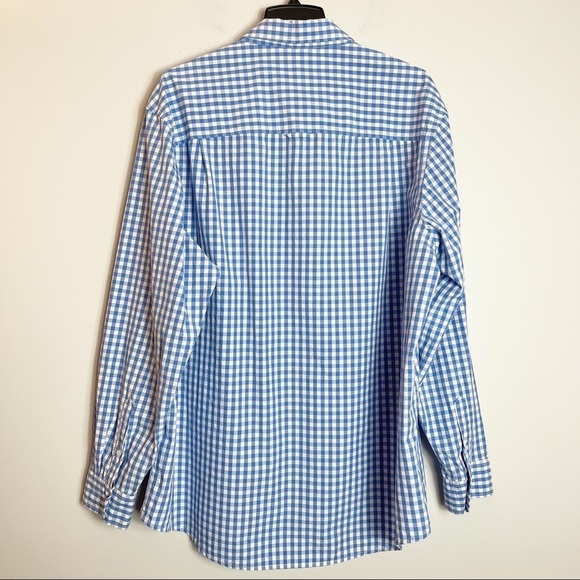 Club Room XL Men's White Blue Button Down Long Sleeve Shirt - Picture 9 of 9